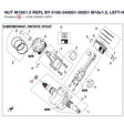 NUT M18X1.5 REPL BY 0180-040001-00001 product image