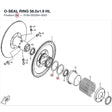 O-SEAL RING 56.5x1.9 product image