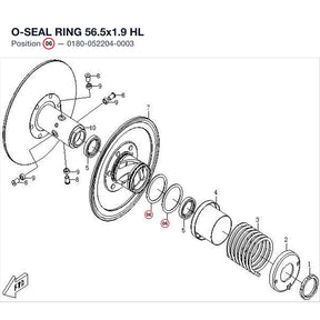 O-SEAL RING 56.5x1.9 product image