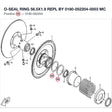 O-SEAL RING 56.5X1.9 REPL BY 0180-052204-0003 product image