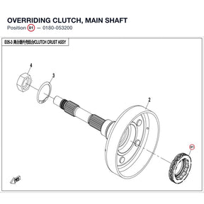 OVERRIDING CLUTCH, MAIN SHAFT product image