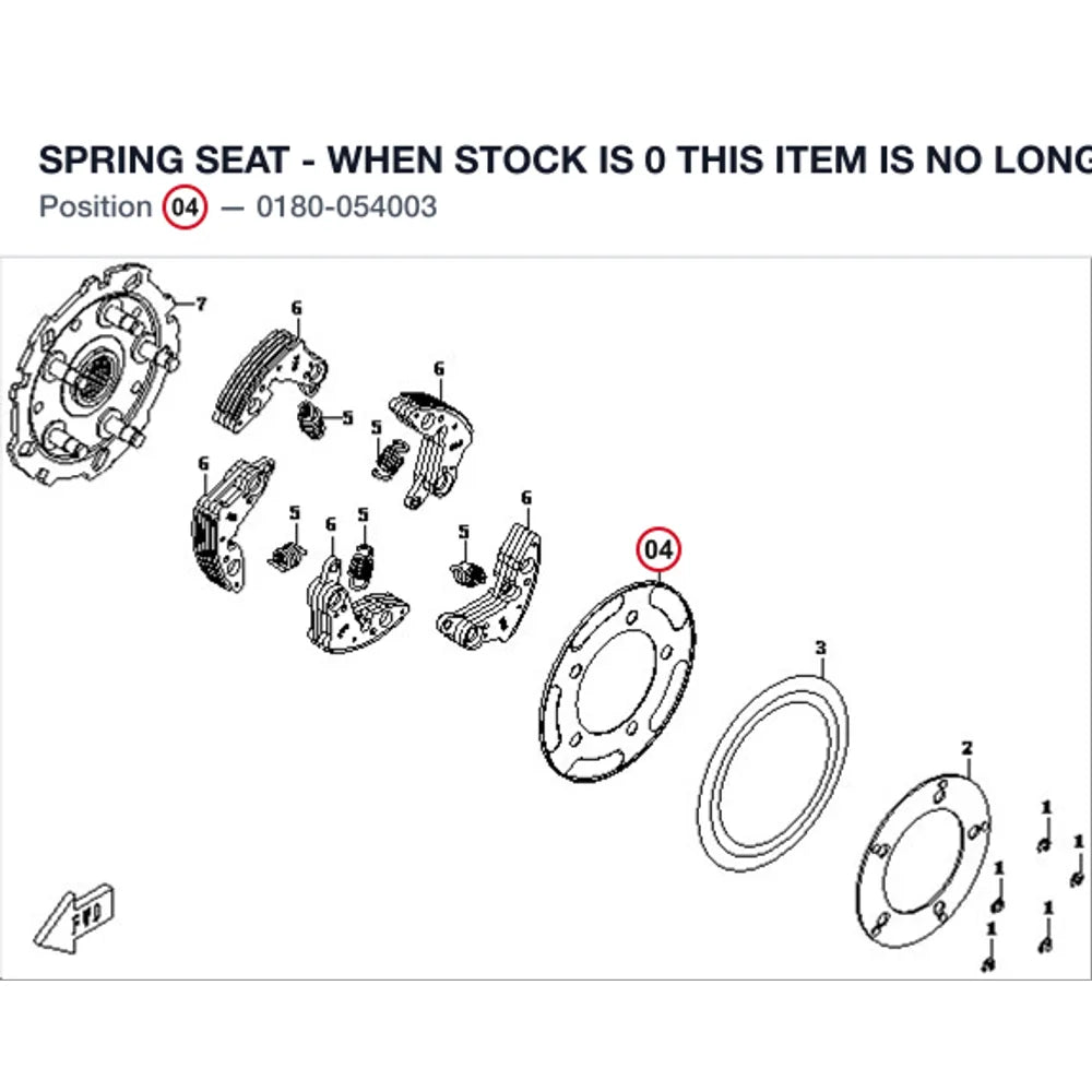 SPRING SEAT - WHEN STOCK IS 0 THIS ITEM IS NO LONGER AVAILABLE product image