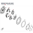 WEIGHT ROLLER ASSY product image