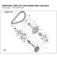 DRIVE BELT REPL BY 0180-055000-0004 product image