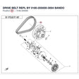 DRIVE BELT REPL BY 0180-055000-0004 product image
