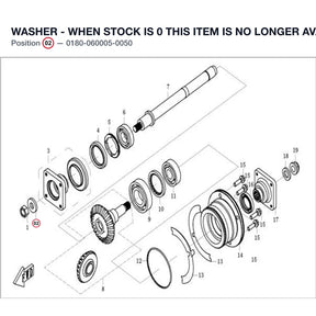 WASHER - WHEN STOCK IS 0 THIS ITEM IS NO LONGER AVAILABLE product image