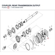 COUPLER, REAR TRANSMISSION OUTPUT product image