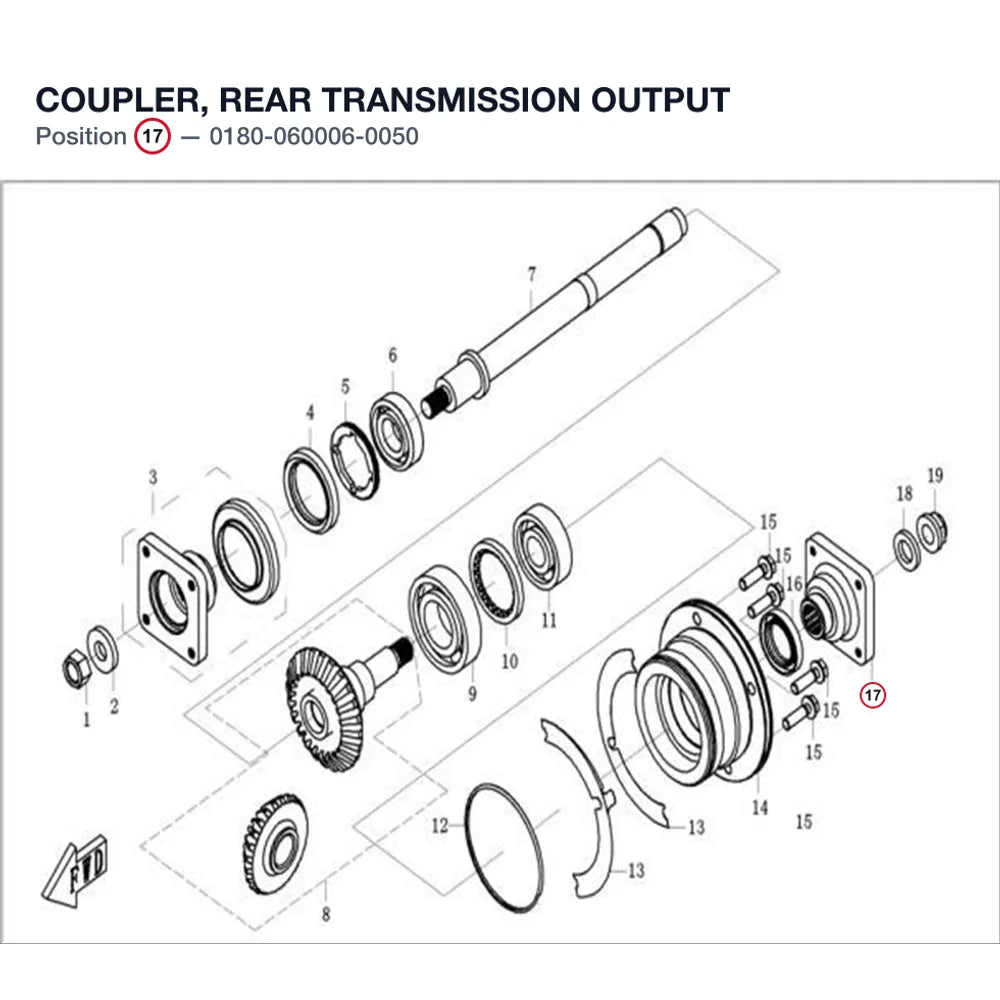 COUPLER, REAR TRANSMISSION OUTPUT product image