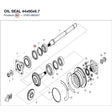 OIL SEAL 44x60x6.7 product image
