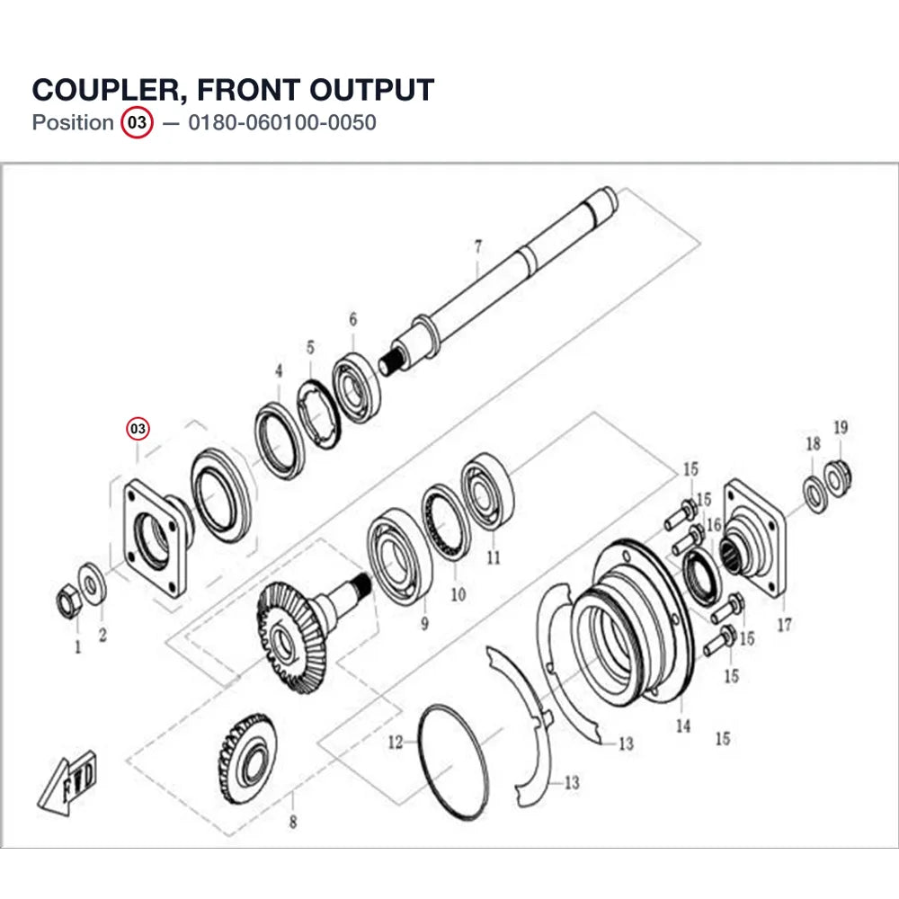 COUPLER, FRONT OUTPUT product image