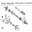 PLUG 12, "BOWL-SHAPE" - WHEN STOCK IS 0 THIS ITEM IS NO LONGER AVAILABLE product image