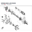 DRIVEN GEAR, LOW RANGE product image