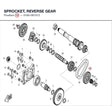 SPROCKET, REVERSE GEAR product image
