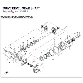 DRIVE BEVEL GEAR SHAFT product image