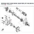 BEARING SEAT, DRIVE BEVEL GEAR REPL BY 0180-062103-10000 product image