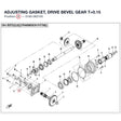 ADJUSTING GASKET, DRIVE BEVEL GEAR T=0.15 product image