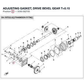 ADJUSTING GASKET, DRIVE BEVEL GEAR T=0.15 product image
