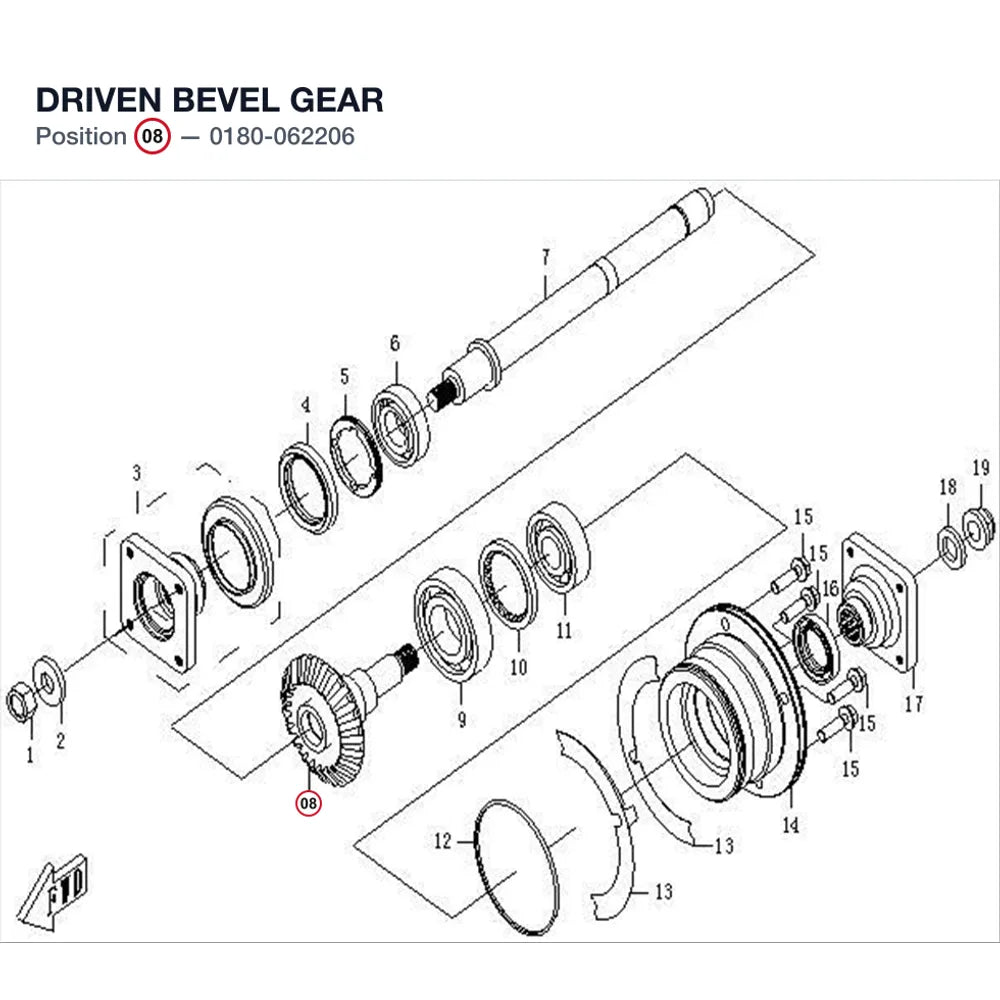 DRIVEN BEVEL GEAR product image