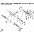 SHAFT, SHIFT FORK - WHEN STOCK IS 0 THIS ITEM IS NO LONGER AVAILABLE product image