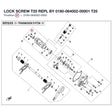LOCK SCREW T25 REPL BY 0180-064002-00001 product image