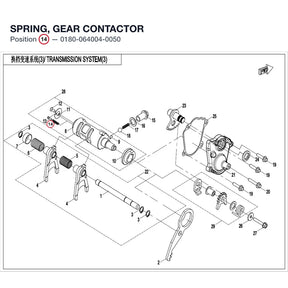 SPRING, GEAR CONTACTOR product image