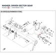 WASHER, DRIVEN SECTOR GEAR product image