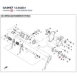 GASKET 13.5x22x1 product image