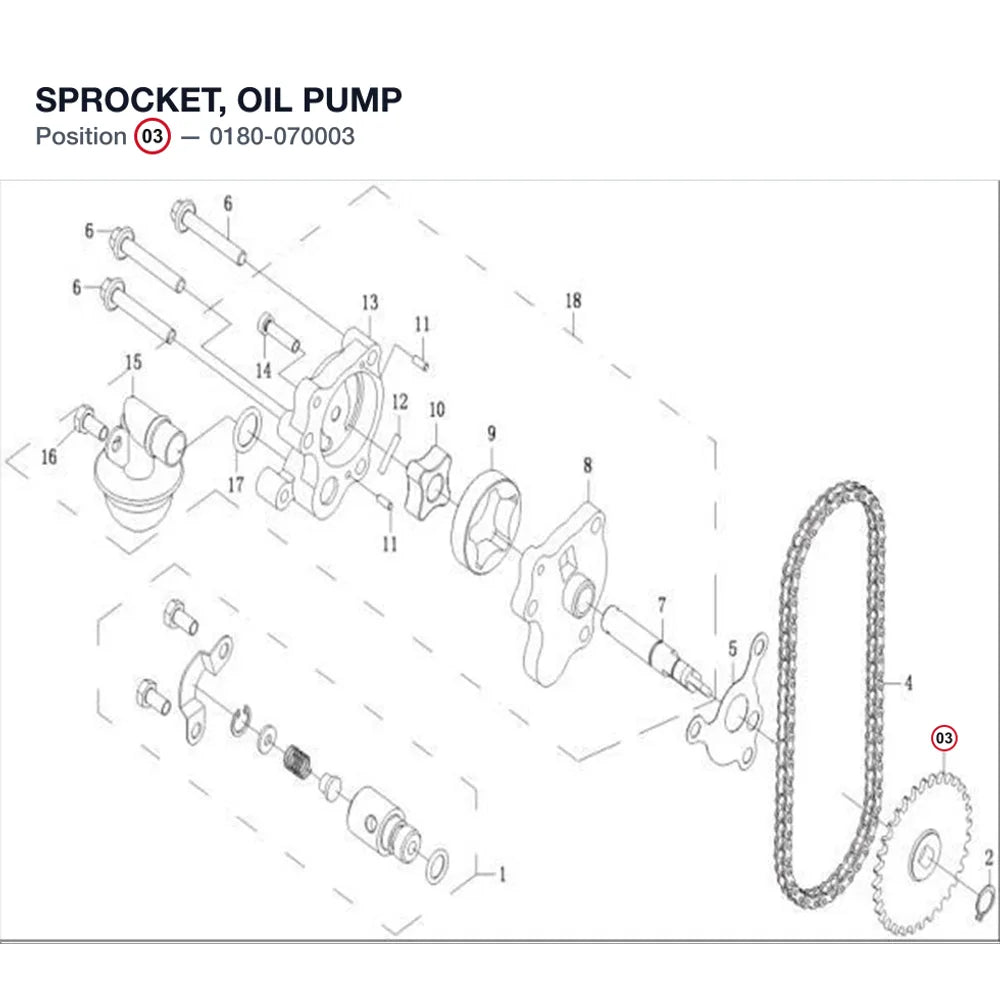 SPROCKET, OIL PUMP product image