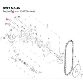 BOLT M6x40 product image