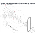 DOWEL PIN - WHEN STOCK IS 0 THIS ITEM IS NO LONGER AVAILABLE product image