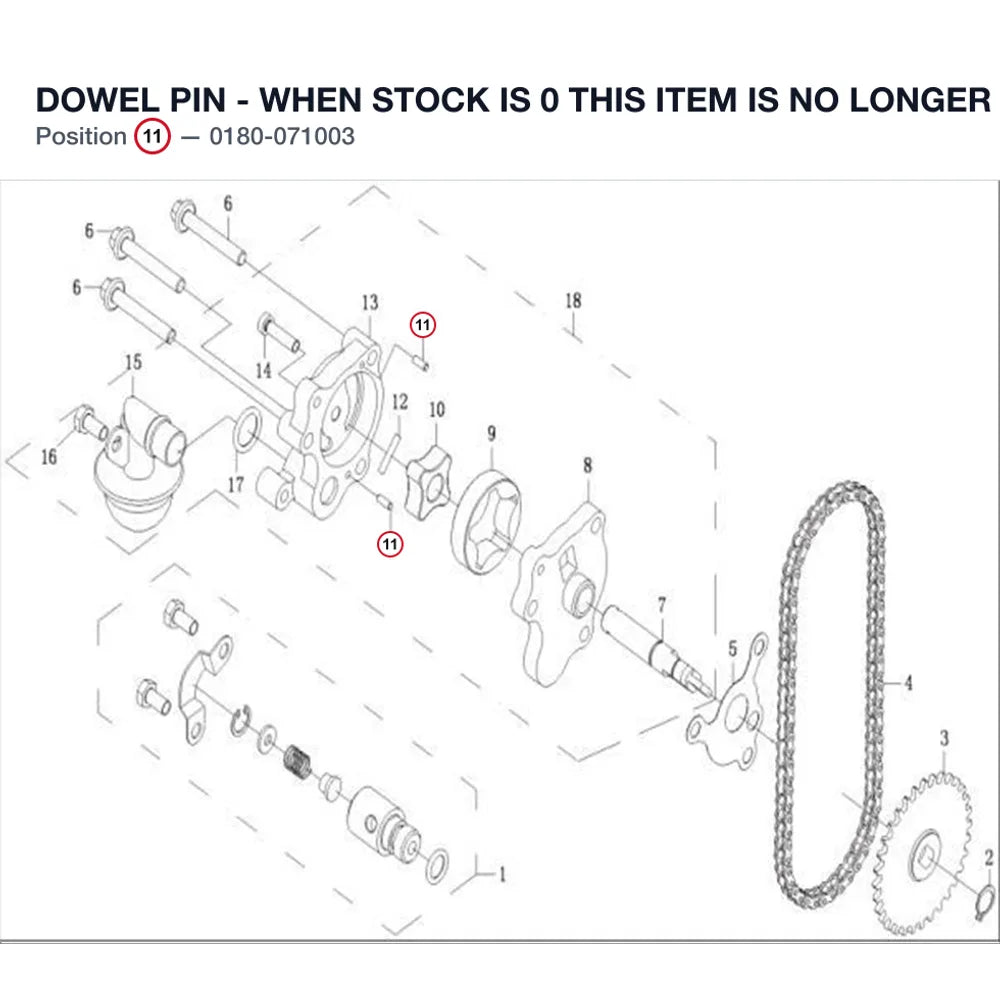 DOWEL PIN - WHEN STOCK IS 0 THIS ITEM IS NO LONGER AVAILABLE product image