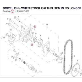 DOWEL PIN - WHEN STOCK IS 0 THIS ITEM IS NO LONGER AVAILABLE product image