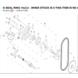 O-SEAL RING 14x2.5 - WHEN STOCK IS 0 THIS ITEM IS NO LONGER AVAILABLE product image