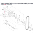 OIL STRAINER - WHEN STOCK IS 0 THIS ITEM IS NO LONGER AVAILABLE product image