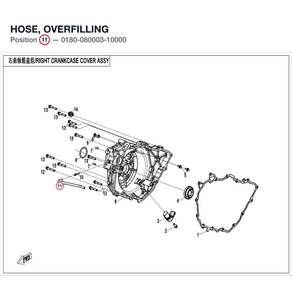 HOSE, OVERFILLING product image
