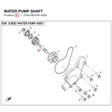 WATER PUMP SHAFT product image