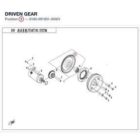 DRIVEN GEAR product image