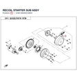 RECOIL STARTER SUB ASSY product image