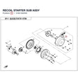 RECOIL STARTER SUB ASSY product image