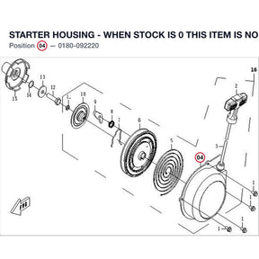 STARTER HOUSING - WHEN STOCK IS 0 THIS ITEM IS NO LONGER AVAILABLE product image