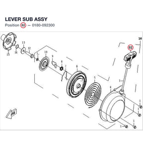 LEVER SUB ASSY product image