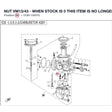 NUT VM13/43 - WHEN STOCK IS 0 THIS ITEM IS NO LONGER AVAILABLE product image