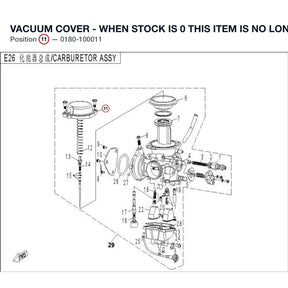 VACUUM COVER - WHEN STOCK IS 0 THIS ITEM IS NO LONGER AVAILABLE product image