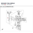 BRACKET, FUEL NEEDLE product image