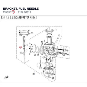 BRACKET, FUEL NEEDLE product image