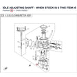 IDLE ADJUSTING SHAFT - WHEN STOCK IS 0 THIS ITEM IS NO LONGER AVAILABLE product image