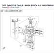 CLIP, THROTTLE CABLE - WHEN STOCK IS 0 THIS ITEM IS NO LONGER AVAILABLE product image