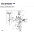 FUEL NEEDLE ASSY (JN) product image