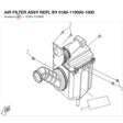 AIR FILTER ASSY REPL BY 0180-110000-1000 product image