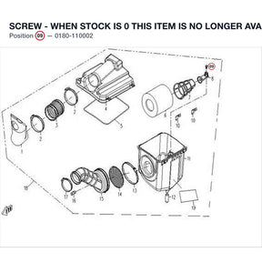 SCREW - WHEN STOCK IS 0 THIS ITEM IS NO LONGER AVAILABLE product image
